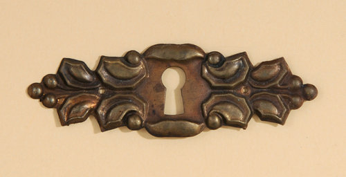 Schlüsselschild Messing-Antik