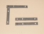Zapfenband Set, 2 Stück für eine Tür,Länge 80 mm breite 10 mm