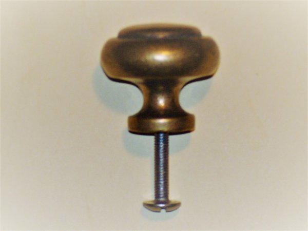 Möbelknopf Messing - Antik, Durchmesser 30 mm