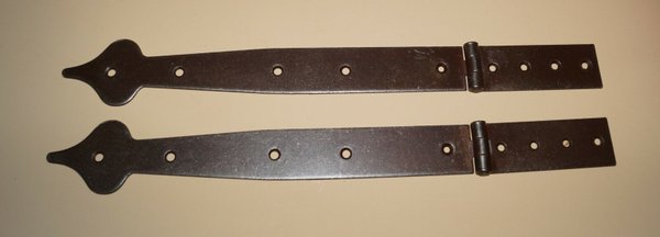 Truhenband Eisen Set - Oberfläche Rost-Antik 2 Stück